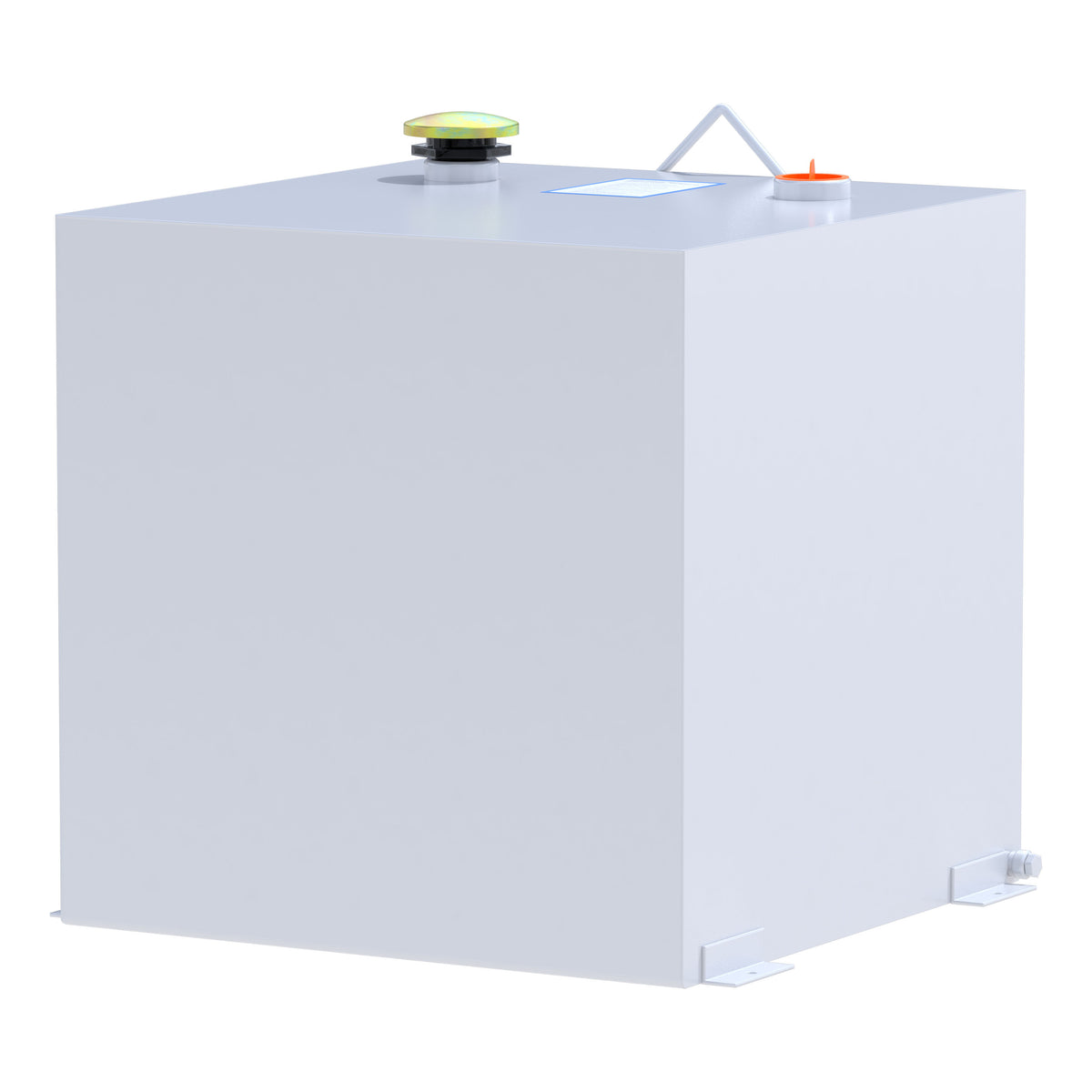 UWS ST-53-R-W White 53-Gallon Rectangle Steel Transfer Tank