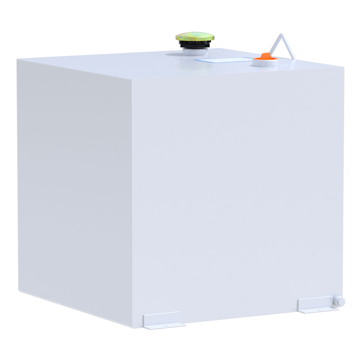 UWS ST-53-R-W White 53-Gallon Rectangle Steel Transfer Tank