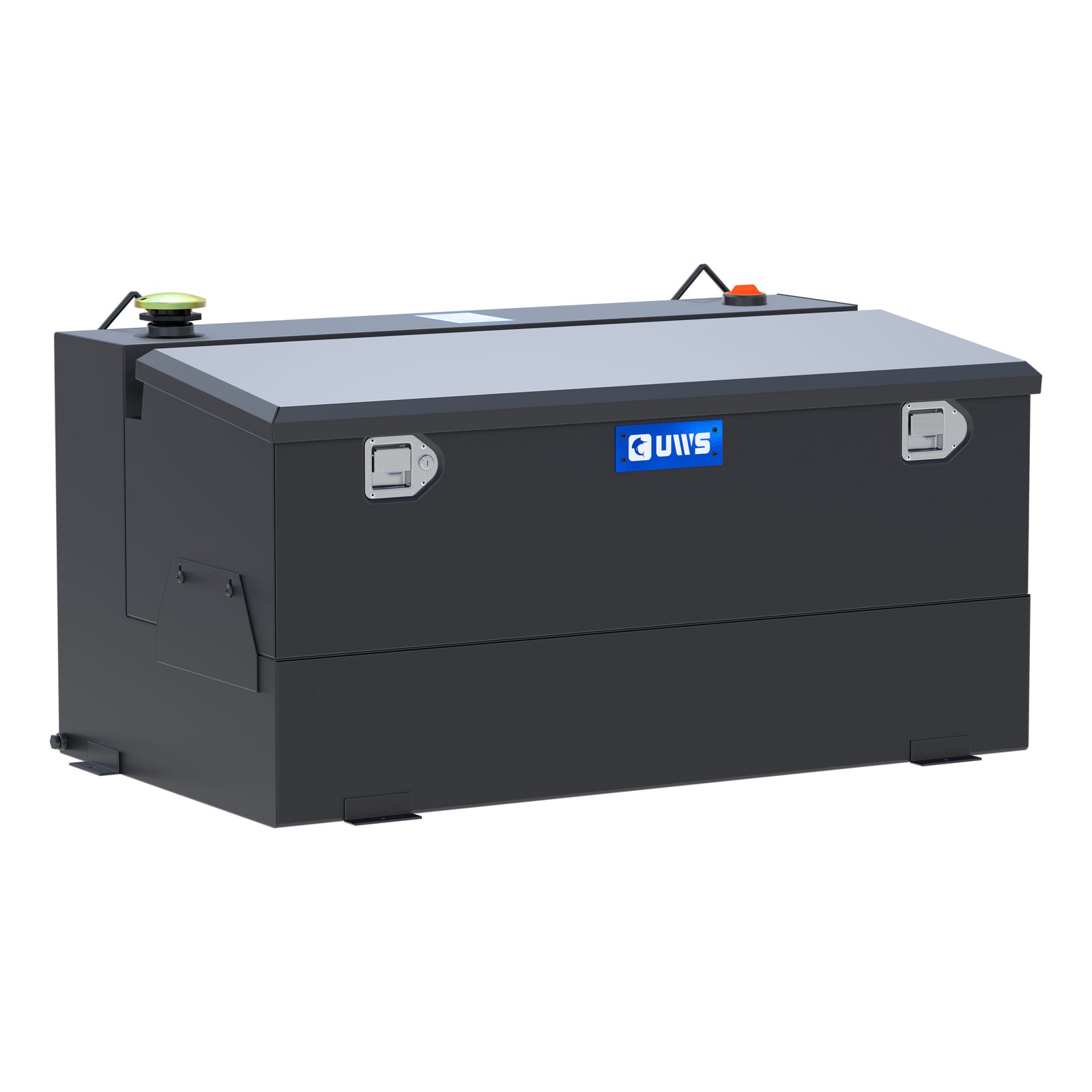 UWS ST-75-COMBO-MB Matte Black 75-Gallon Steel-Aluminum Combo Transfer Tank