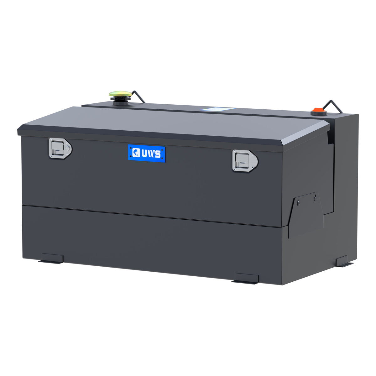 UWS ST-75-COMBO-MB Matte Black 75-Gallon Steel-Aluminum Combo Transfer Tank