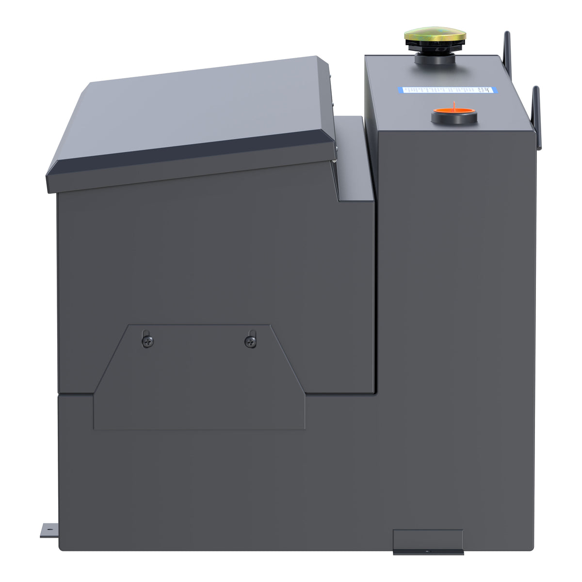 UWS ST-75-COMBO-MB Matte Black 75-Gallon Steel-Aluminum Combo Transfer Tank