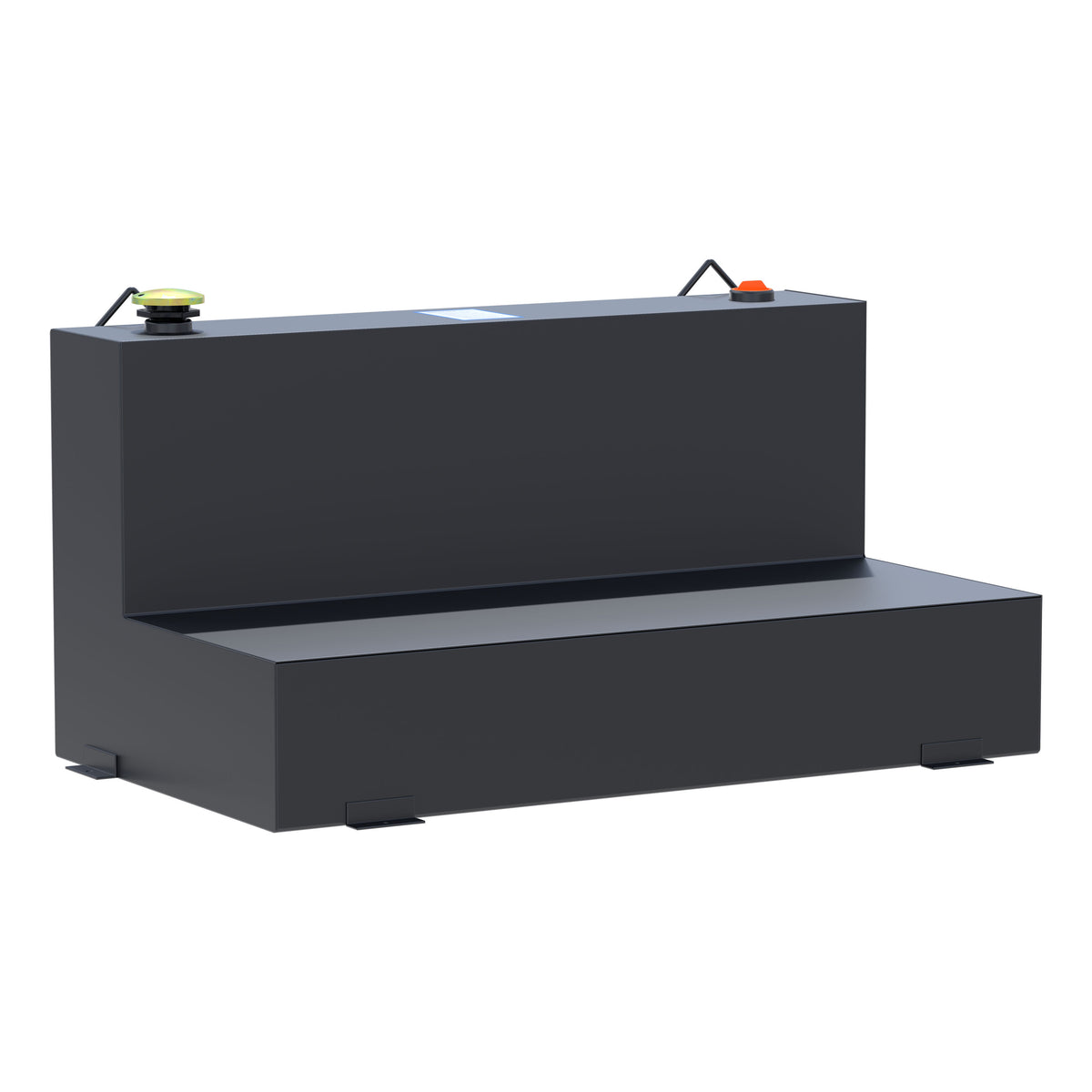 UWS ST-75-L-MB Matte Black 75-Gallon L-Shape Steel Transfer Tank