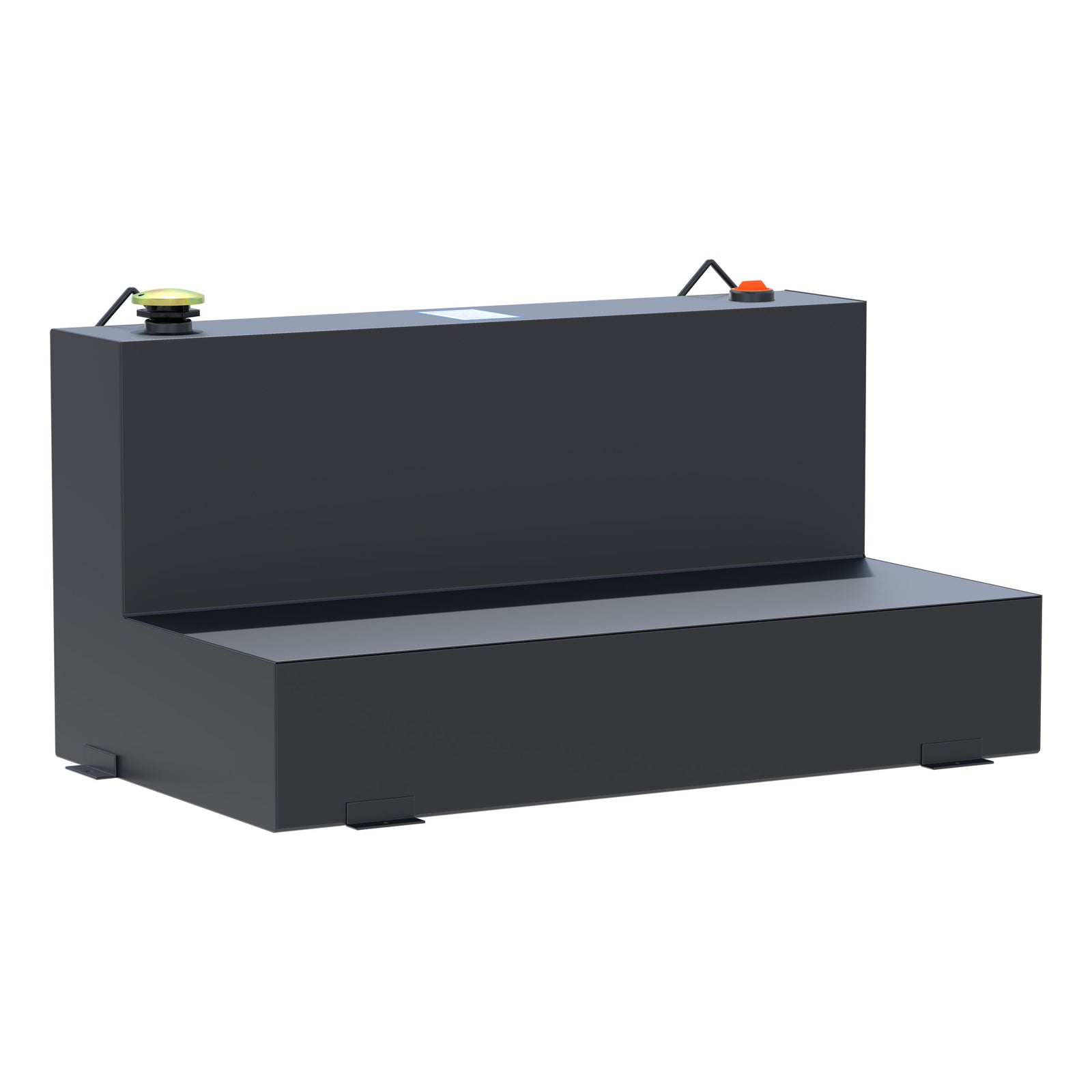 UWS ST-75-L-MB Matte Black 75-Gallon L-Shape Steel Transfer Tank