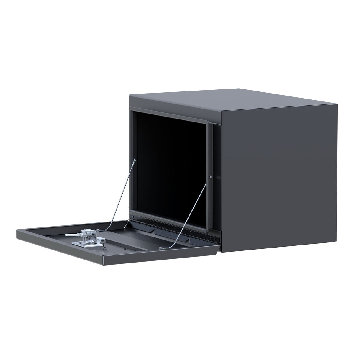 UWS ST-TBUB-24-MB Matte Black Steel 24" Single-Door Underbody Tool Box