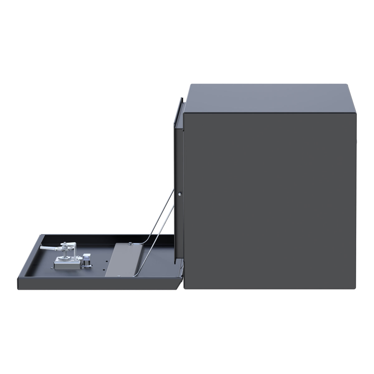 UWS ST-TBUB-30-MB Matte Black Steel 30" Single-Door Underbody Tool Box