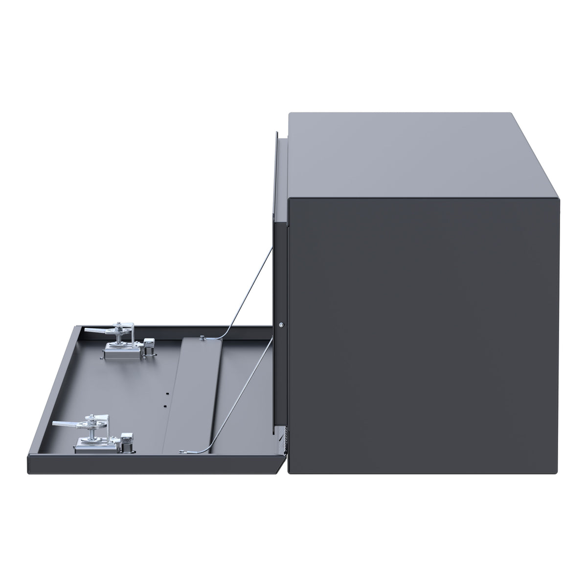 UWS ST-TBUB-60-MB Matte Black Steel 60" Single-Door Underbody Tool Box