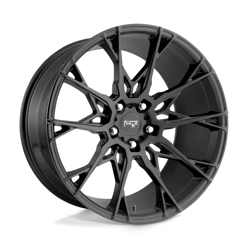 Niche 1PC M183 Staccato 22X10 5X130 +50MM Matte Black