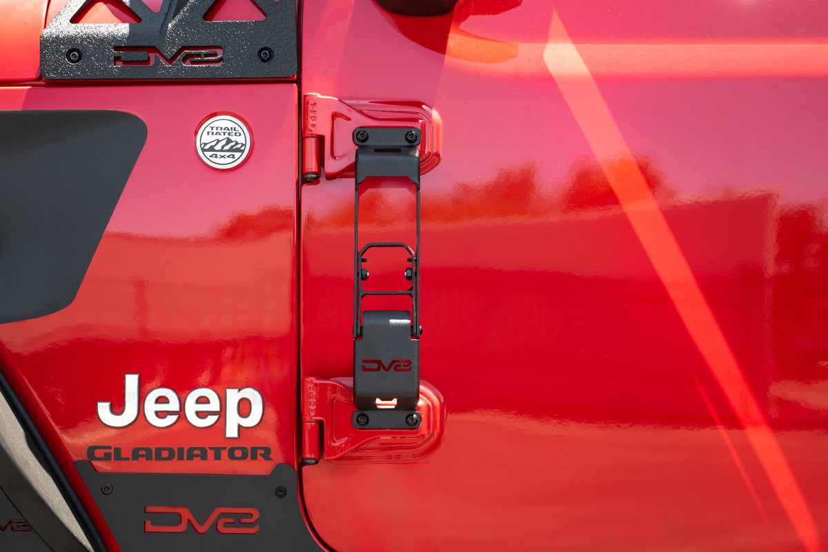 DV8 Offroad - Jeep Wrangler JK/JL & Gladiator JT Hinge Mounted Steps - STJL-04