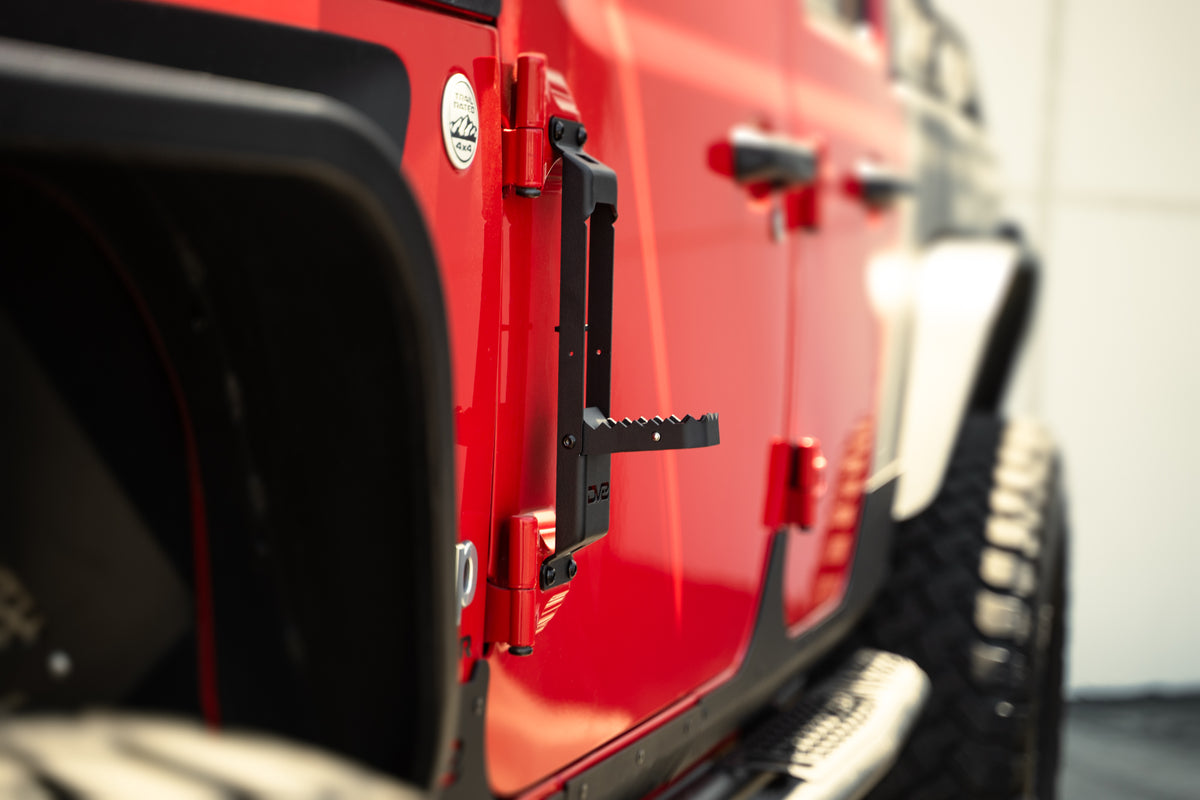 DV8 Offroad - Jeep Wrangler JK/JL & Gladiator JT Hinge Mounted Steps - STJL-04