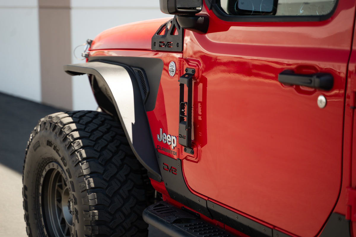 DV8 Offroad - Jeep Wrangler JK/JL & Gladiator JT Hinge Mounted Steps - STJL-04