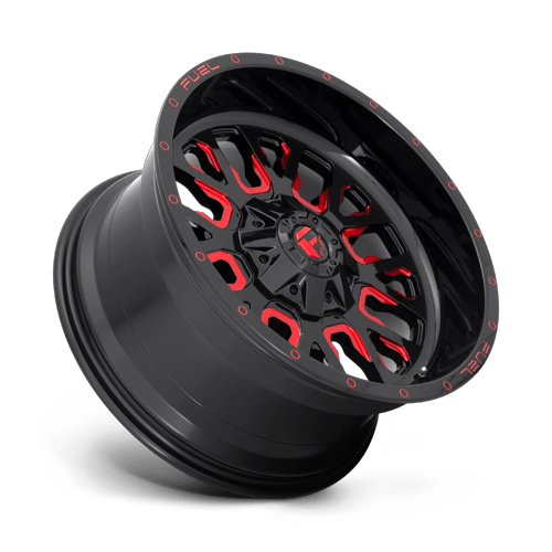 Fuel Off-Road D612 18X9 Gloss Black W/ Red Tint 6x135/5.5 -12mm