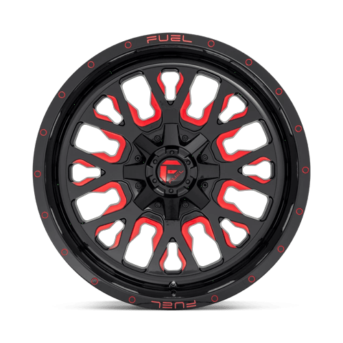 Fuel Off-Road D612 20X10 Gloss Black W/ Red Tint 5x114.3/5.0 -18mm