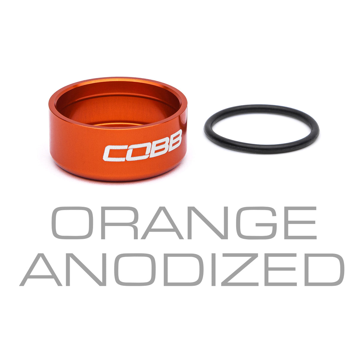 Cobb Knob Trim Ring - Orange Anodized - SUB-001-422-ORANGE
