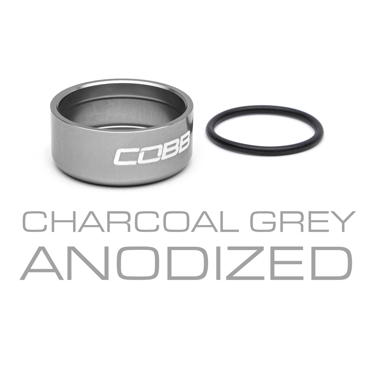 Cobb Knob Trim Ring - Charcoal Grey Anodized - SUB-001-422-CHARCOAL-GREY