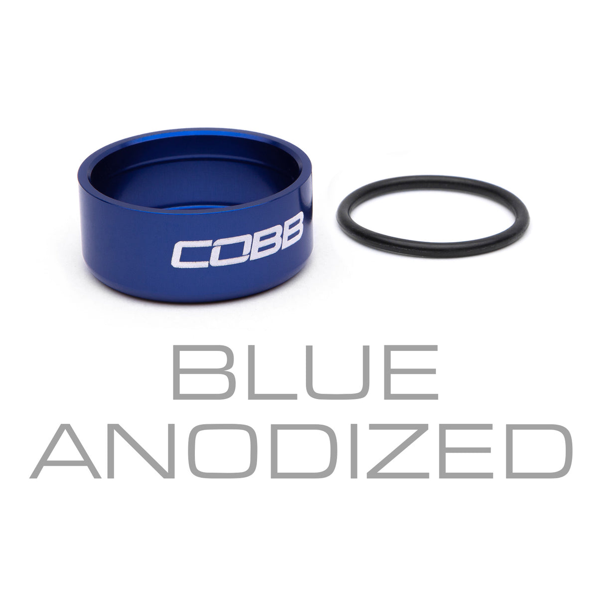 Cobb Knob Trim Ring - Blue Anodized - SUB-001-422-BLUE
