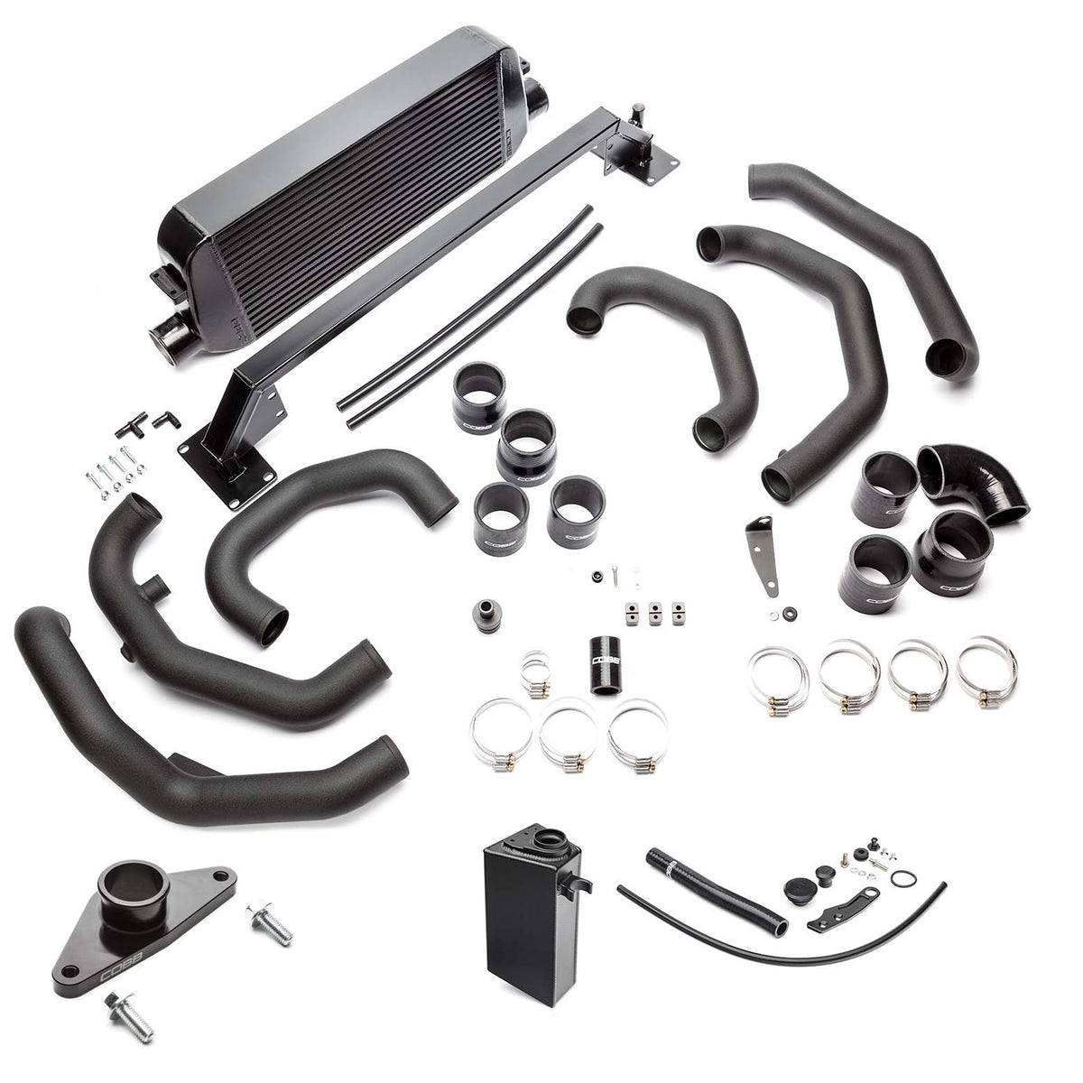 COBB Subaru Front Mount Intercooler Kit (Black) STI 2015-2021 - SUBFMIC001B - SUBFMIC001BK