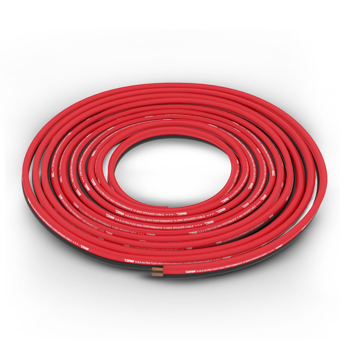 DS18 12-GA Ultra Flex CCA Speaker Wire - 100ft - SW-12GA-100RB - dseSW-12GA-100RB - side view