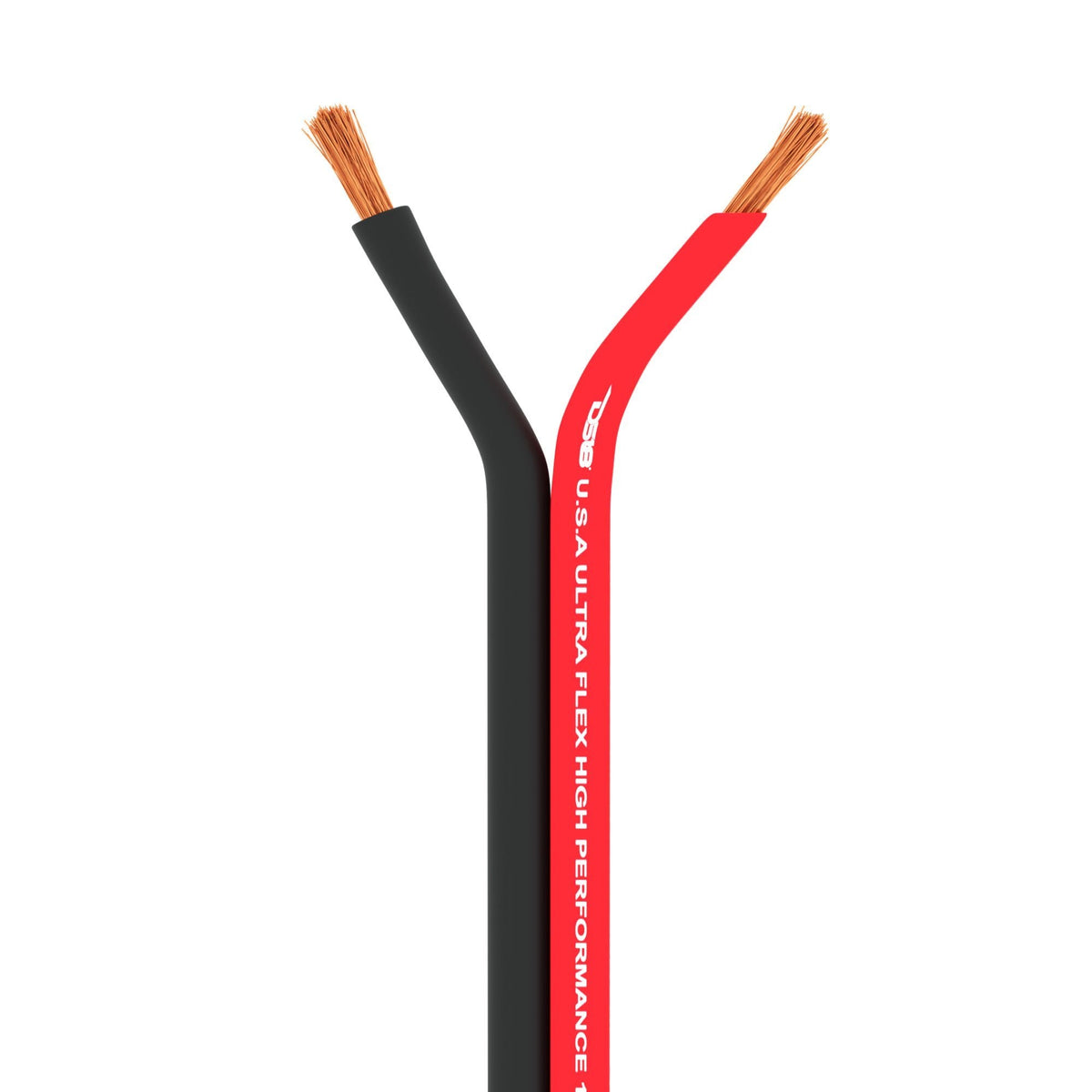 DS18 12-GA Ultra Flex CCA Speaker Wire - 100ft - SW-12GA-100RB - dseSW-12GA-100RB - angle view