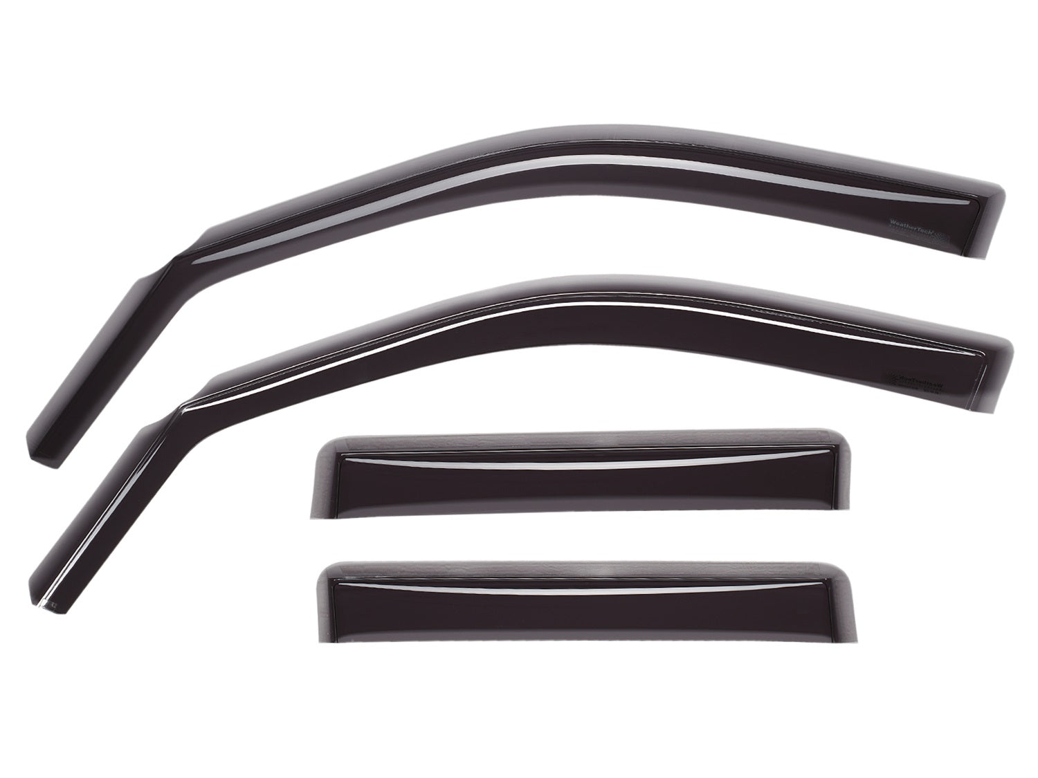 Weathertech - Side Window Deflector Set - Front And Rear Matte Black Tint 25-26 Toyota Camry - 84882IMB
