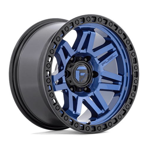 Fuel Off-Road Aluminum Wheels 17X9 Syndicate D813 Dark Blue W/ Black Ring