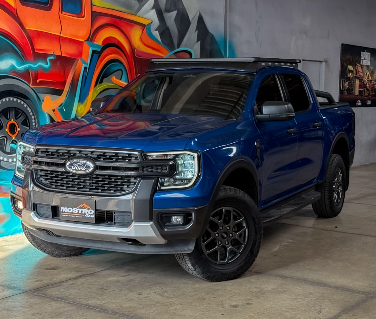 Rival 24-25 Ford Ranger / Ranger Raptor Aluminum Roof Rack - 2M.1802.1MB