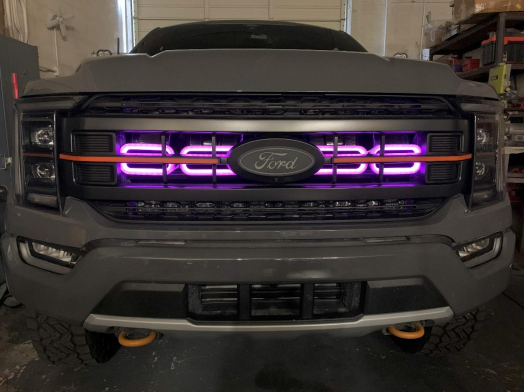 Velossa Tech - 2021+ Ford F-150 and Tremor (non Raptor) Quad BIG MOUTH &quot;LIT KIT&quot; Ram Air Intake Snorkels