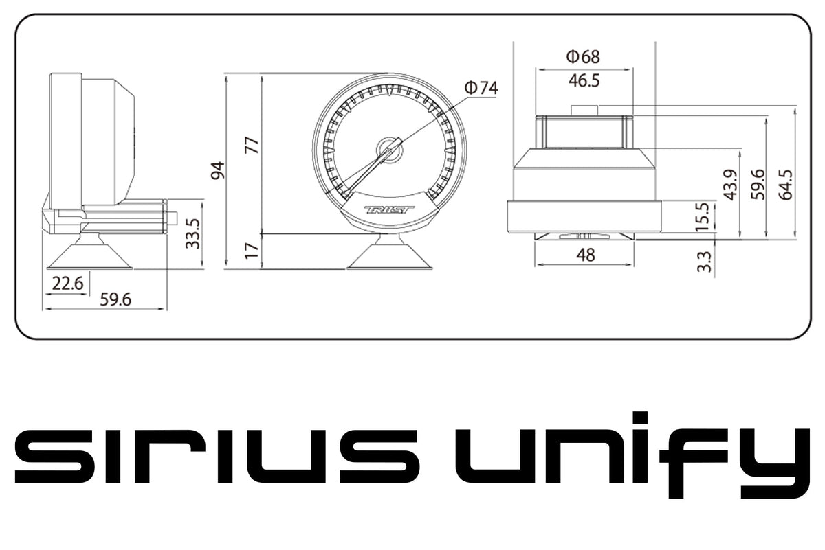 GReddy - GREDDY Sirius Obd Set (Unify Water Temp) - 16001761