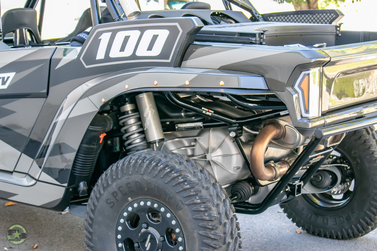RokBlokz Speed UTV El Jefe 2023+ Fender Flare Extensions/Mud Flaps F&R