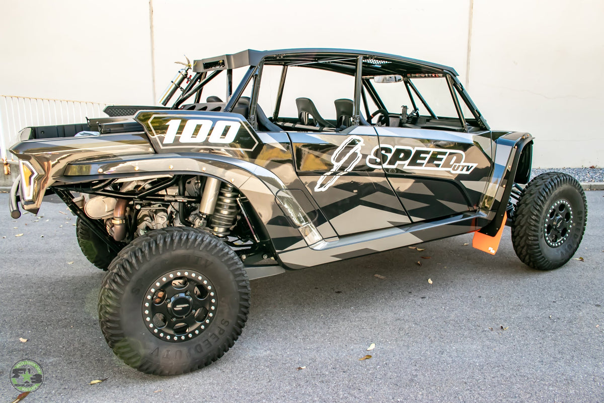 RokBlokz Speed UTV El Jefe 2023+ Fender Flare Extensions/Mud Flaps F&R