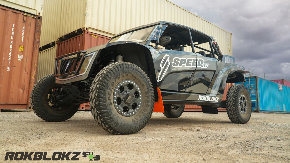 RokBlokz Speed UTV El Jefe 2023+ Fender Flare Extensions/Mud Flaps F&R