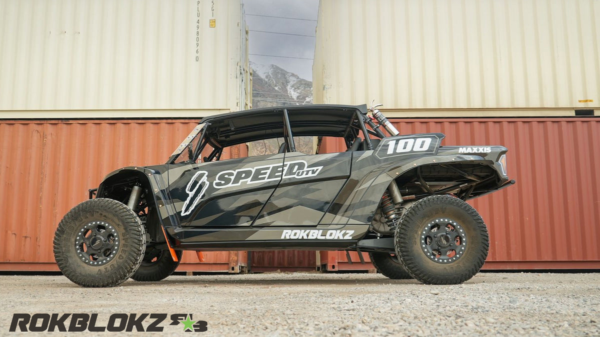 RokBlokz Speed UTV El Jefe 2023+ Fender Flare Extensions/Mud Flaps F&R