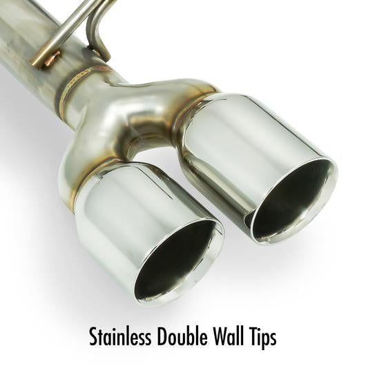 Remark 2017+ Lexus IS250/IS350 Axle Back Exhaust w/Stainless Steel Double Wall Tip - RO-TSE3-D