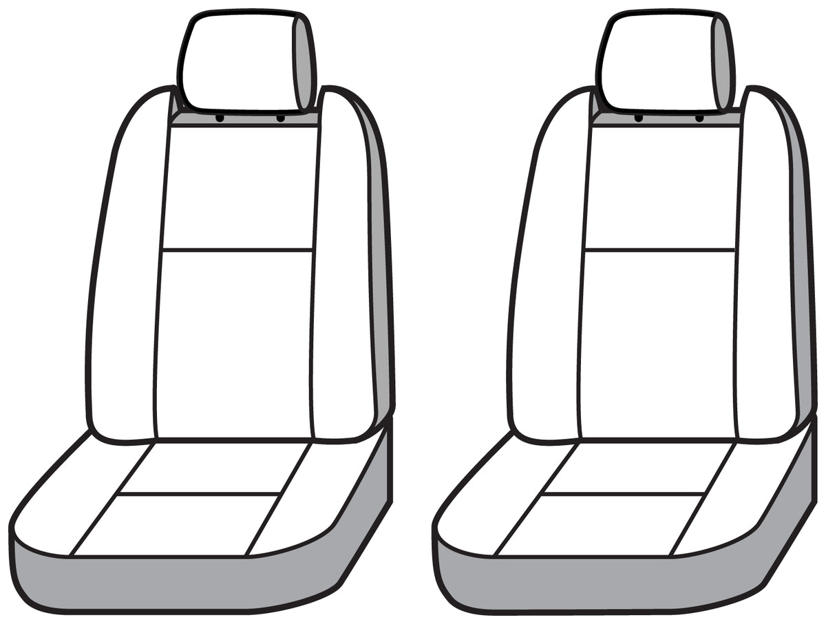 Covercraft 12-13 Dodge Ram Carhartt SeatSaver Custom Front Row Seat Covers - Gravel - SSC2450CAGY