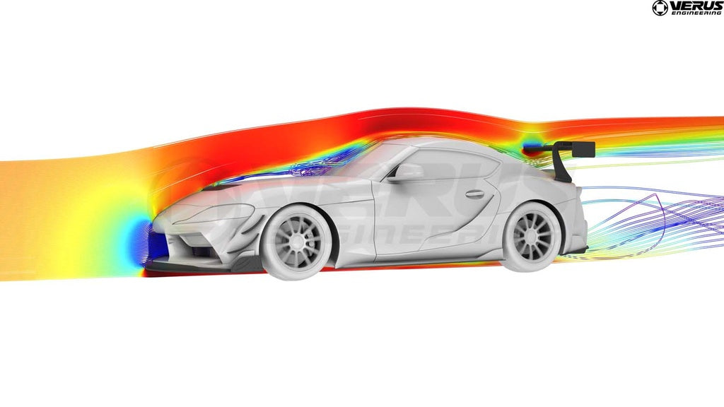 Verus - Swan Neck UCW Rear Wing Kit - Mk5 Toyota Supra - A0649A