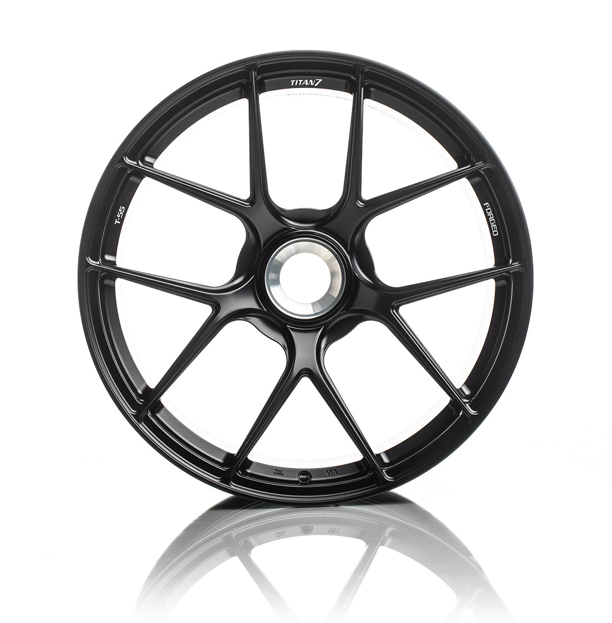 Titan 7 T-S5 Forged Split 5-Spoke Wheel - Porsche Centerlock - Porsche 911 GT3 991 Centerlock '14-'19