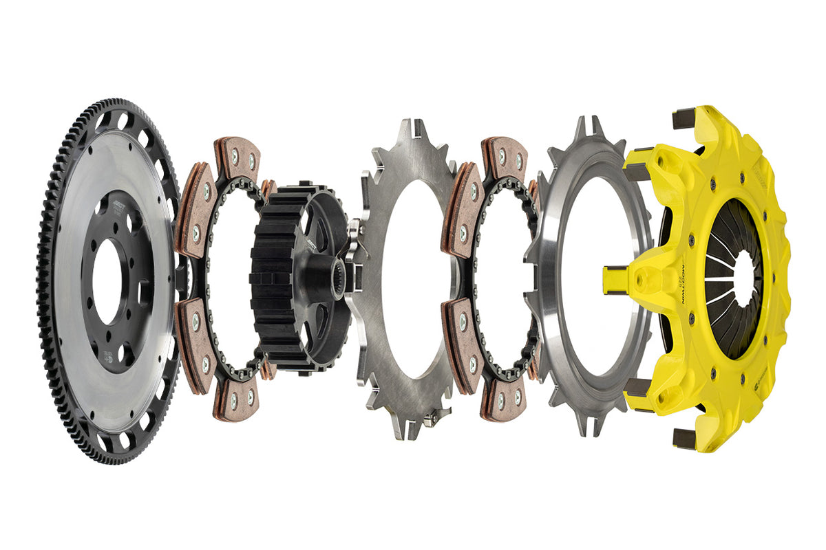 ACT 85-92 Mazda RX-7 FC Push Type Mod-Twin 225 HD Rigid Race Clutch Kit - T1R-MZ02
