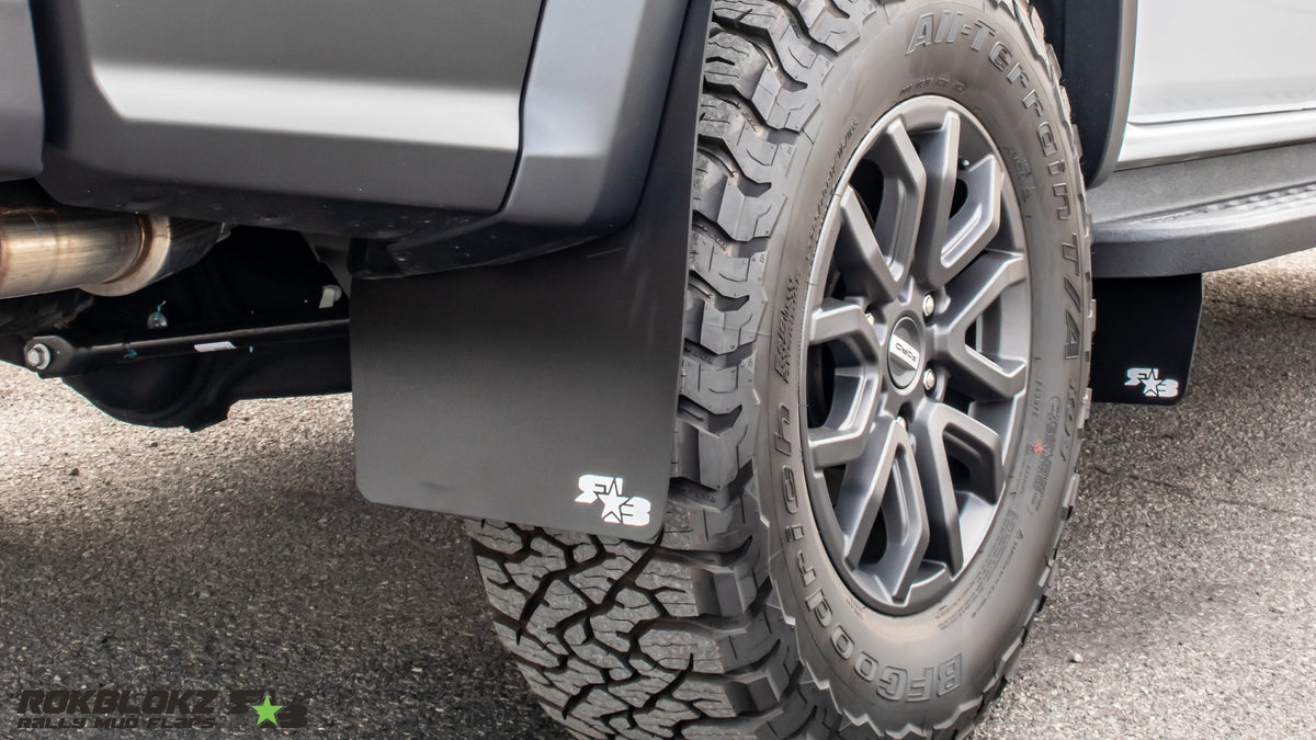 RokBlokz -  Ford Ranger RAPTOR 2024+ Mid-Ship Mud Flaps