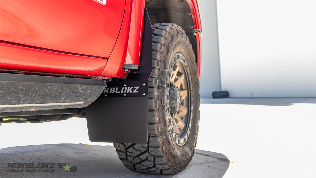 RokBlokz - GMC Sierra 2500/3500 2020+ Step-Back Mud Flaps