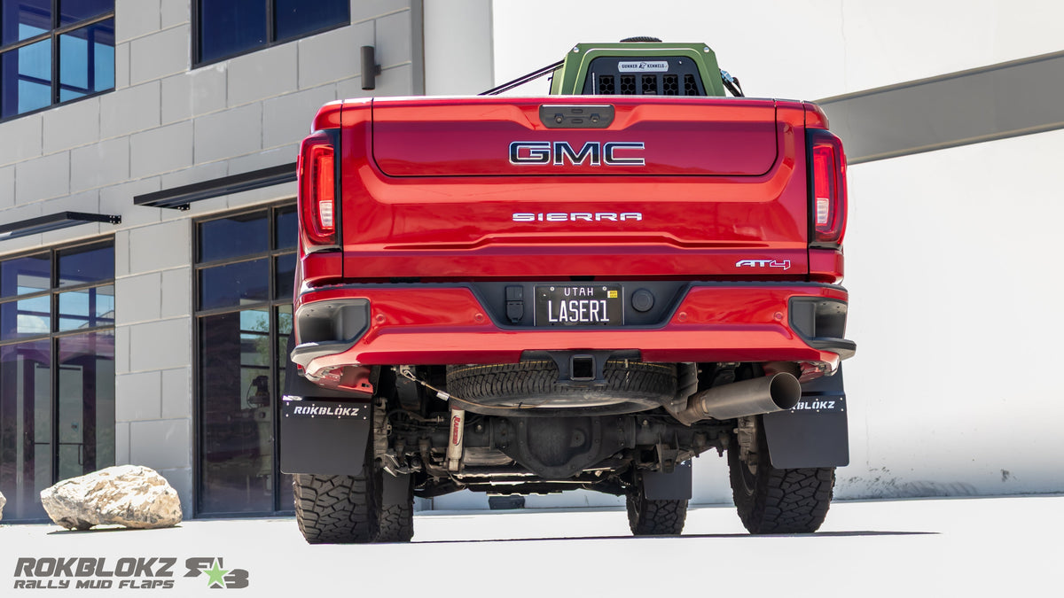 RokBlokz - GMC Sierra 2500/3500 2020+ Step-Back Mud Flaps