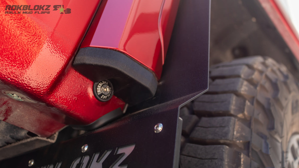 RokBlokz - GMC Sierra 2500/3500 2020+ Step-Back Mud Flaps