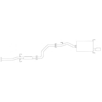 Revel Medallion Touring-S Catback Exhaust 96-00 Honda Civic Hatchback - T70018R