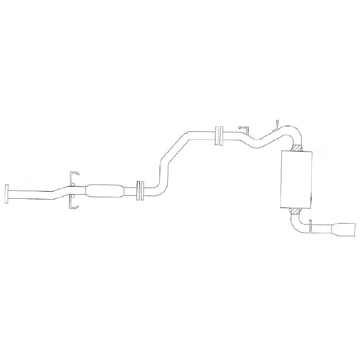 Revel Medallion Touring-S Catback Exhaust 88-91 Honda Civic Hatchback - T70027R