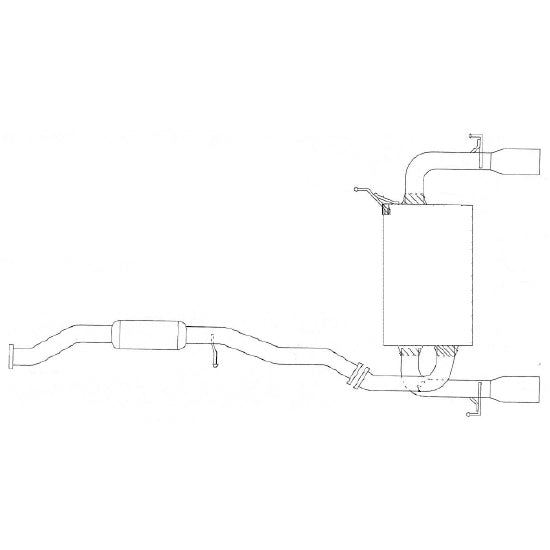 Revel Medallion Touring-S Catback Exhaust - Single Canister/ Dual Tip 03-08 Nissan 350Z - T70063R