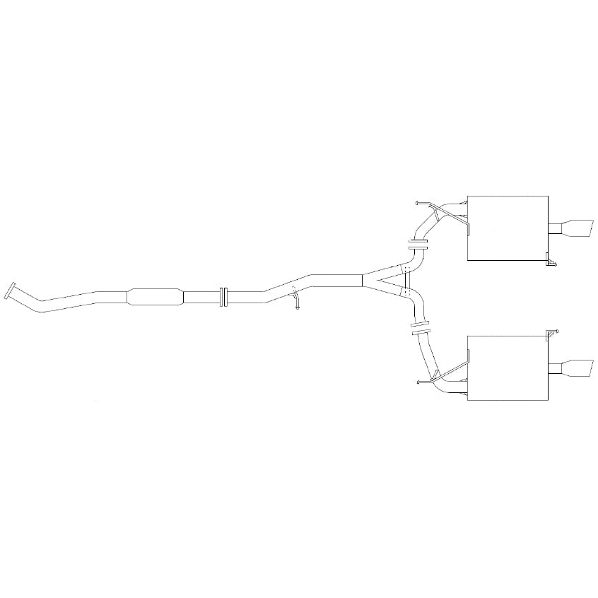 Revel Medallion Touring-S Catback Exhaust - Dual Muffler 02-03 Acura CL Type S - T70074R