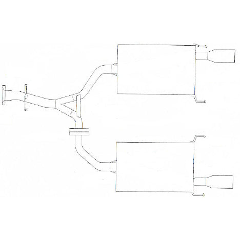 Revel Medallion Touring-S Catback Exhaust - Dual Muffler / Rear Section 06-12 Lexus GS300/350 - T70112R