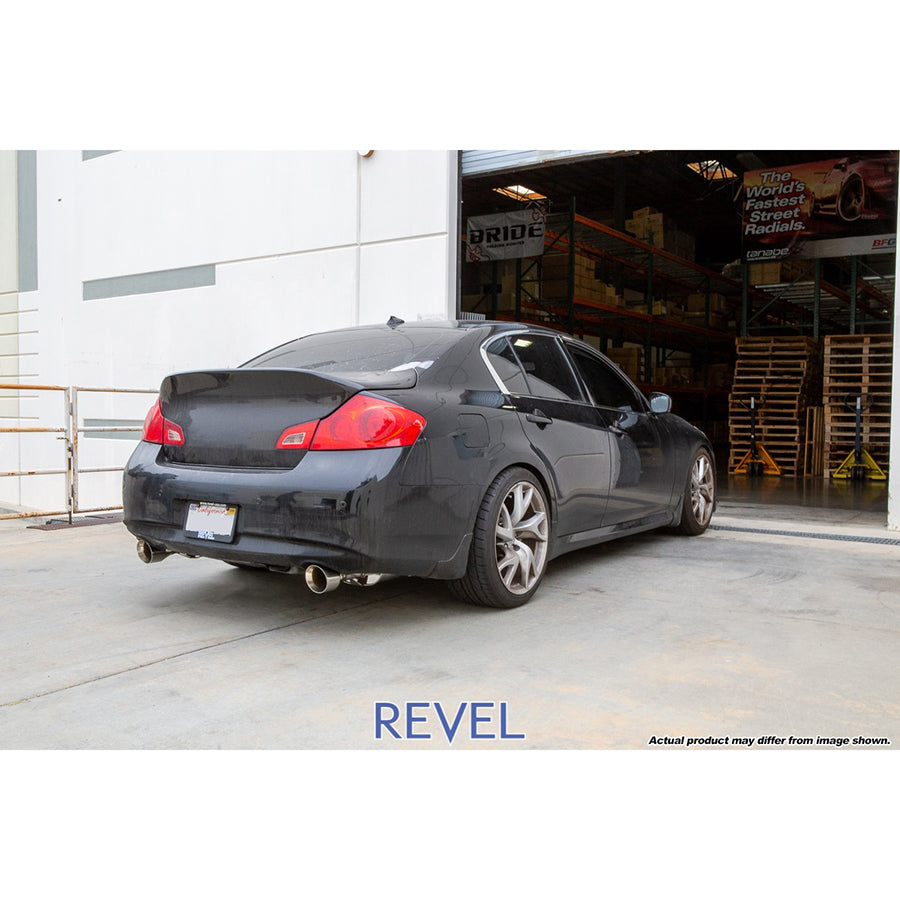Revel Medallion Touring-S Axle Exhaust - Dual Muffler / Axle Back 07-08 Infiniti G35 Sedan - T70130AR