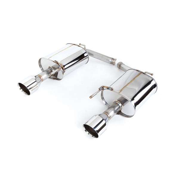 Revel Medallion Touring-S Axle Exhaust - Dual Muffler / Axle Back 07-08 Infiniti G35 Sedan - T70130AR by Revel - front view