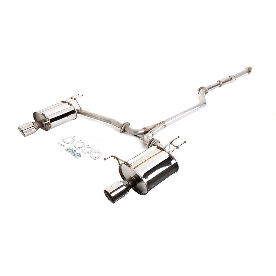 Revel Medallion Touring-S Catback Exhaust - Dual Muffler 09-14 Acura TSX 2.4L - T70164R
