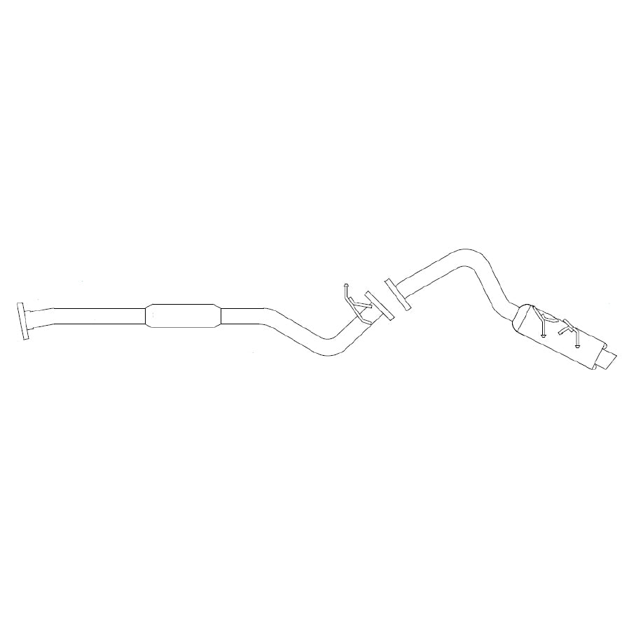 Revel Medallion Touring-S Catback Exhaust - Single Canister Exit Exhaust 13+ FR-S/BRZ/86
