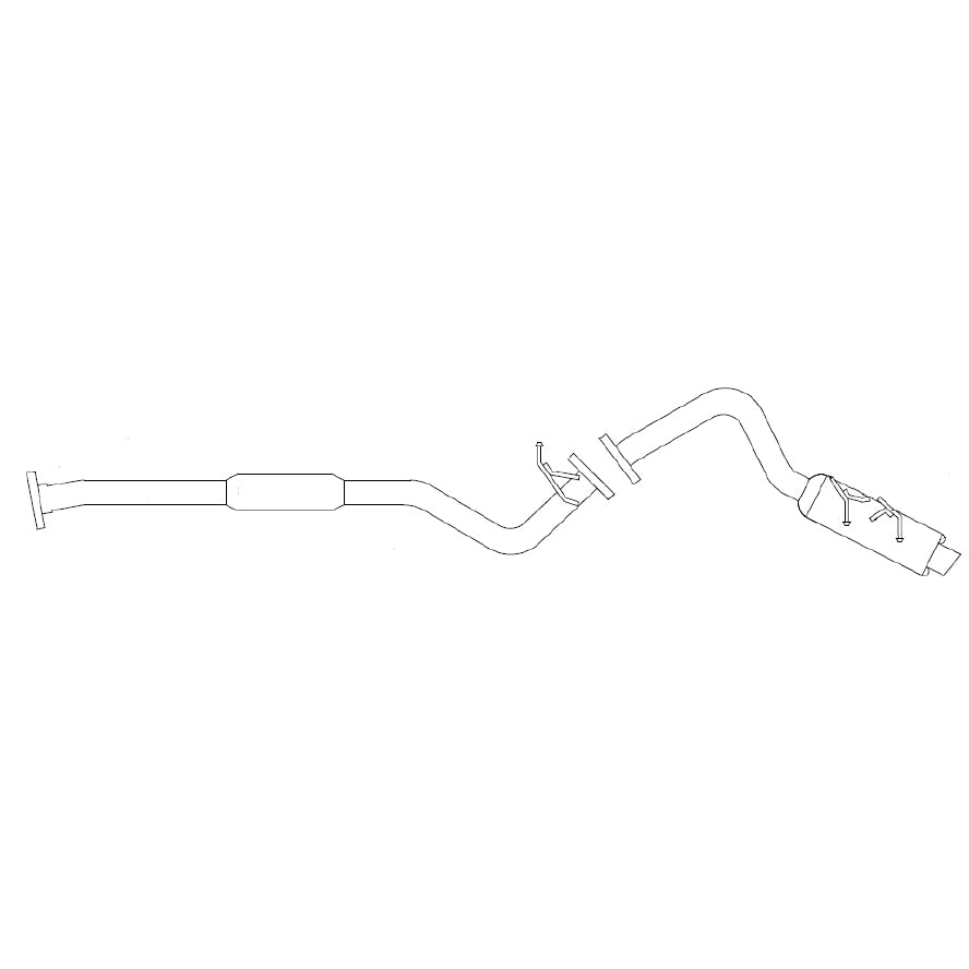 Revel Medallion Touring-S Catback Exhaust - Single Canister Exit Exhaust 13+ FR-S/BRZ/86 - T80166RR